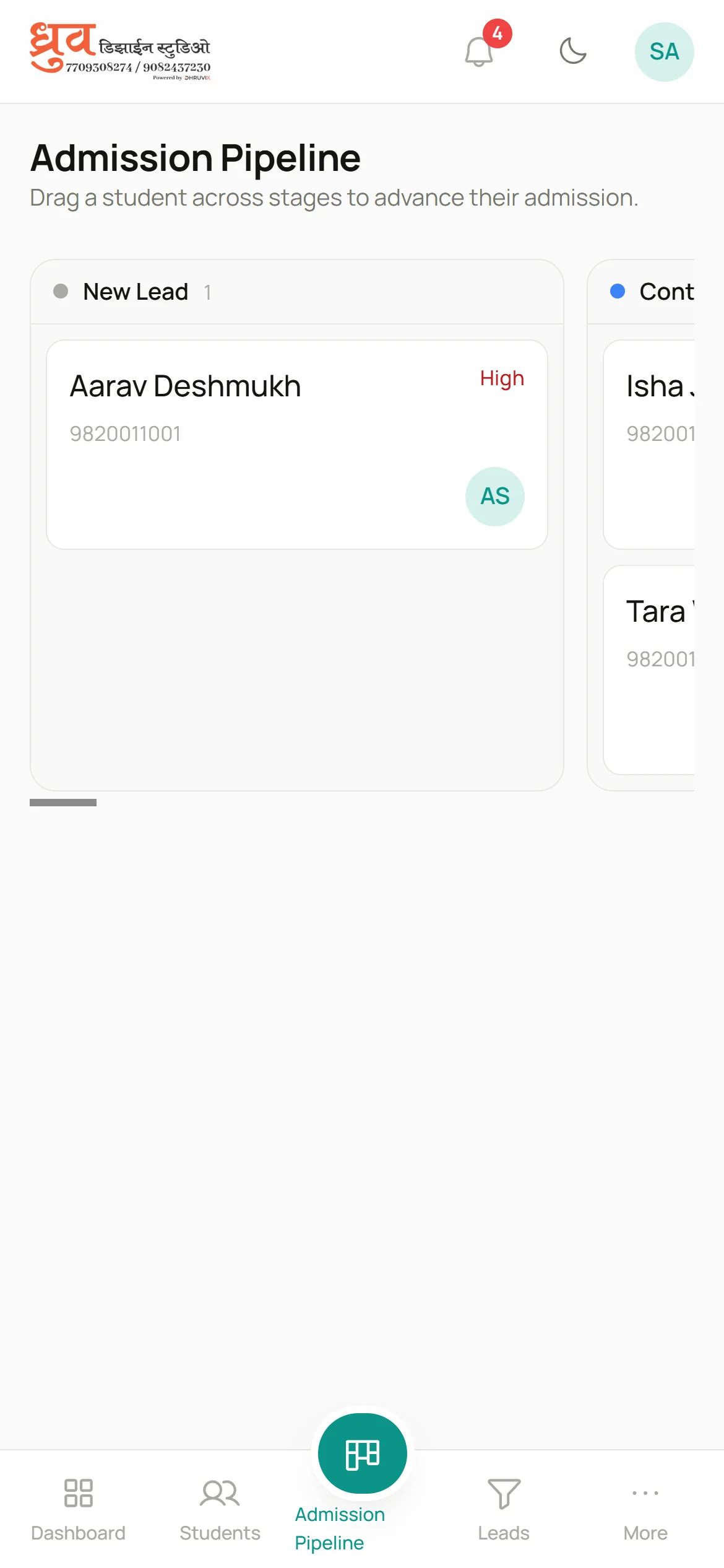 One pipeline for the whole team on mobile